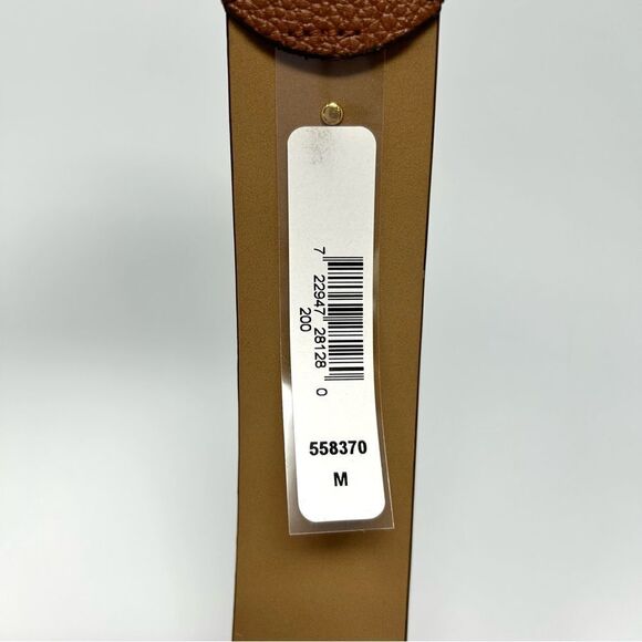Michael Kors 1.5 Pebble Leather Belt NEW!